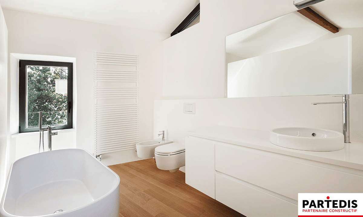 salle de bain parquet