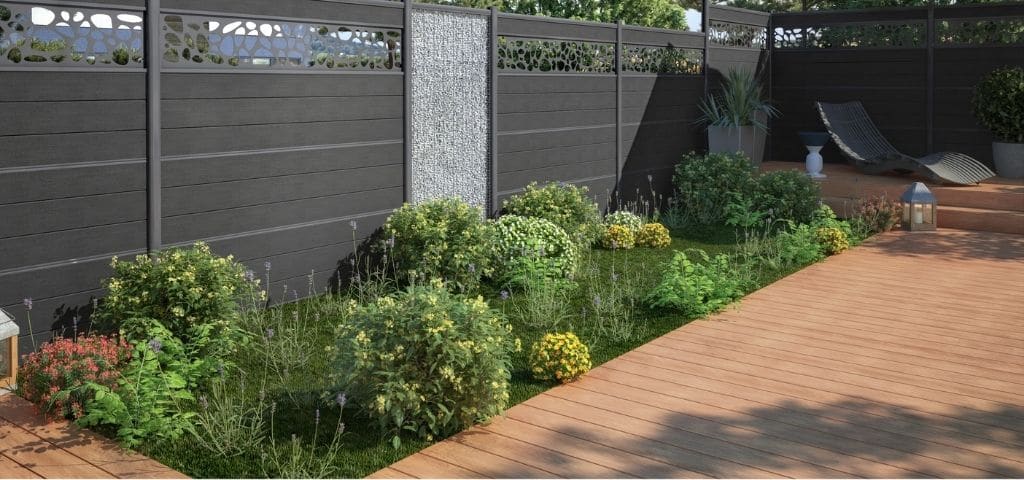 article terrasse avec jardinière