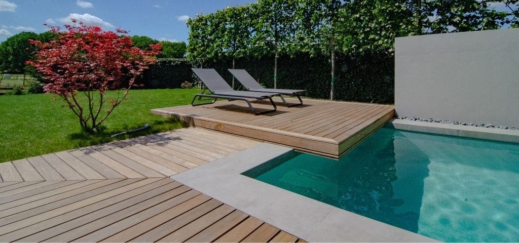 Lame de terrasse en bois exotique - Teck