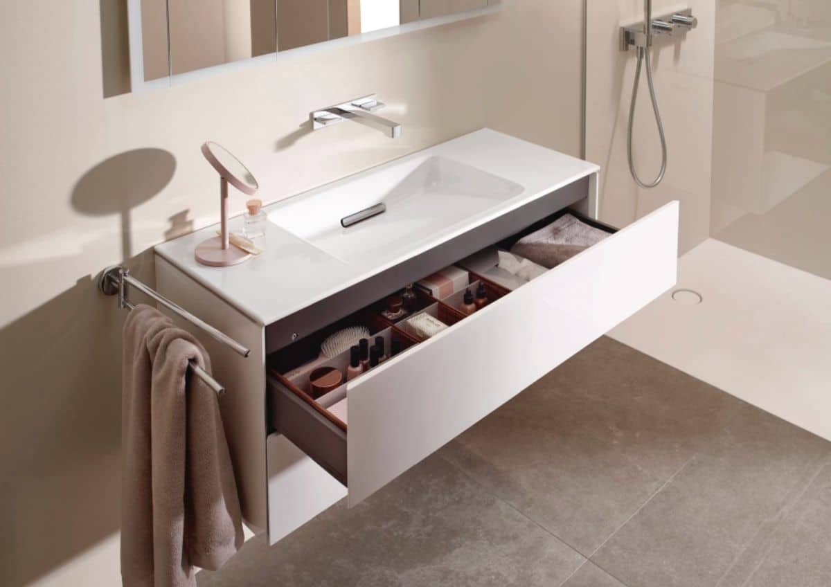 meuble salle de bain blanc couleur tendance 2022