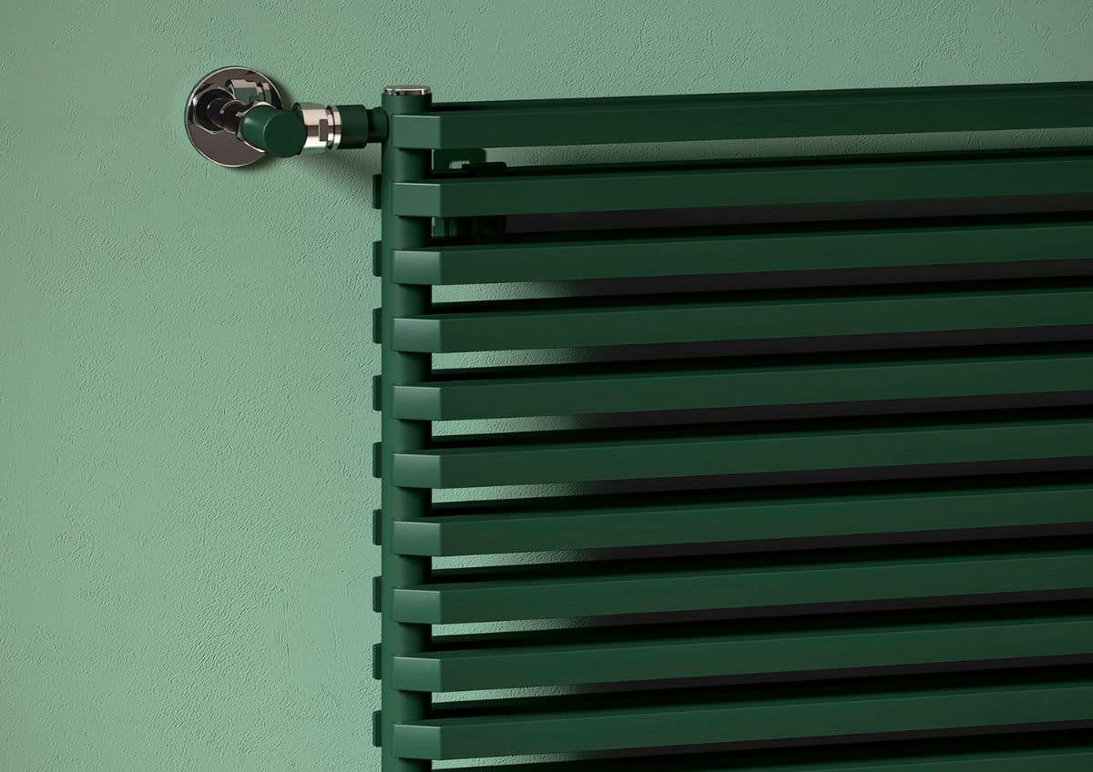 radiateur-vert-foret-couleur-tendance-2023